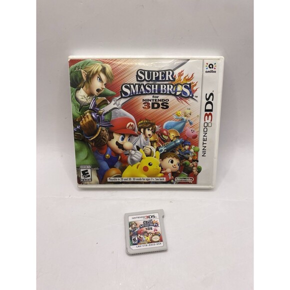 Super Smash Bros Nintendo 3DS CIB Complete No Manual - Tested - Picture 1 of 2